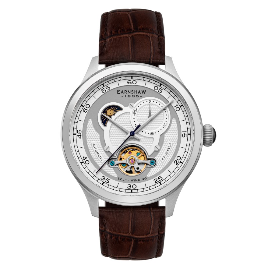 Thomas Earnshaw 43mm Men's Automatic Watch BARON ES-8193-01 - Click Image to Close